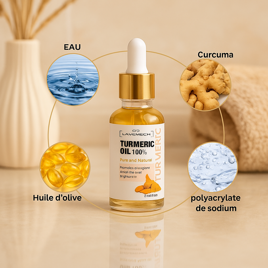 Sérum Curcuma - La nature révèle votre éclat.